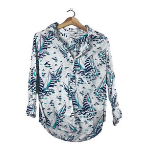 Women's Sailboat Vineyard Vines Blouse 8